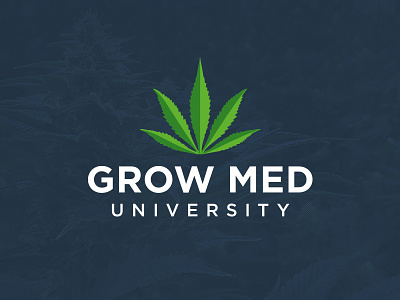 Grow Med University logo logotype marijuana medical universiry weed