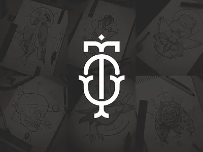 Monogram logo monogram tattoo