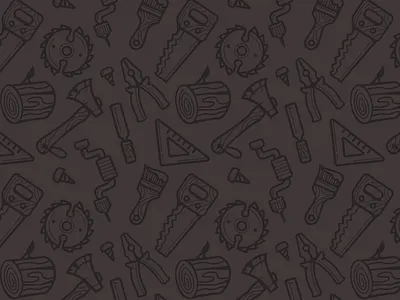 Woodworking Pattern [ WIP ] brush pattern repeat stroke tools vector wood woodworking