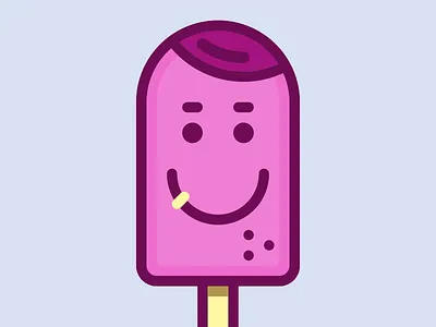 Avatars - gni33 avatar halloween ice cream illustration pink vector