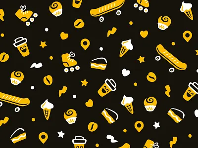 Coffee to Go (pattern) coffee pattern