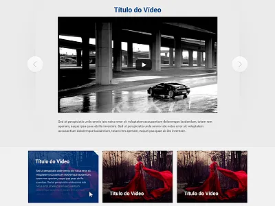 Vídeos and thumbs arrow layer simple thumbs ui video web