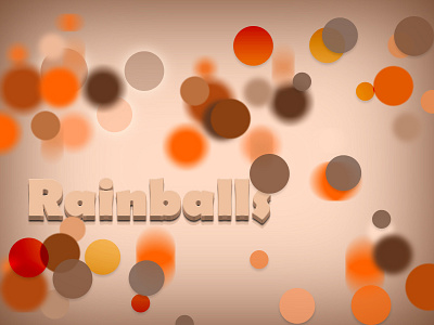 Rainballs 3dtext fake3d text ps