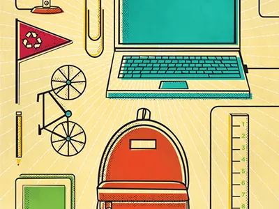 Illustrations illustration layout magazine texture