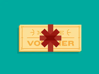 Tickets as gifts illustration infographic movie ticket vector