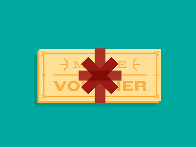 Tickets as gifts illustration infographic movie ticket vector