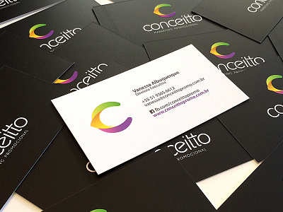 Conceitto Identity // Business Cards branding business card cartao conceitto design industriahed logo
