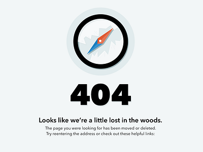 Compass 404 Page 404 broken glass compass flat icon