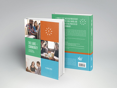 The Laws of Community - Mockup book book cover bright church color community mockup