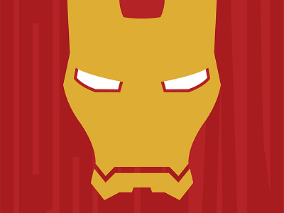 Minimal Ironman flat design ironman minimal super hero the avengers