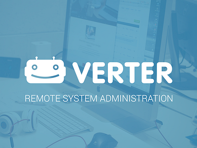 Verter | logo computer laptop logo office remote robot