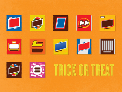 Thurs1142 candy halloween illustration