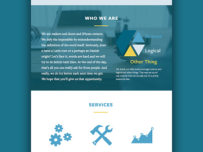 Refractionr Site freight sans pro freight text pro icons web design