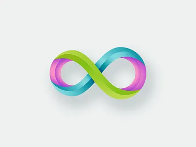 Forever Changed blue color design eternity forever green logo purple