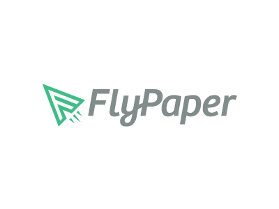 FlyPaper Logo fly logo paper