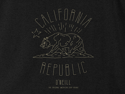 Prospector T Shirt california oneill shirt surfing tee