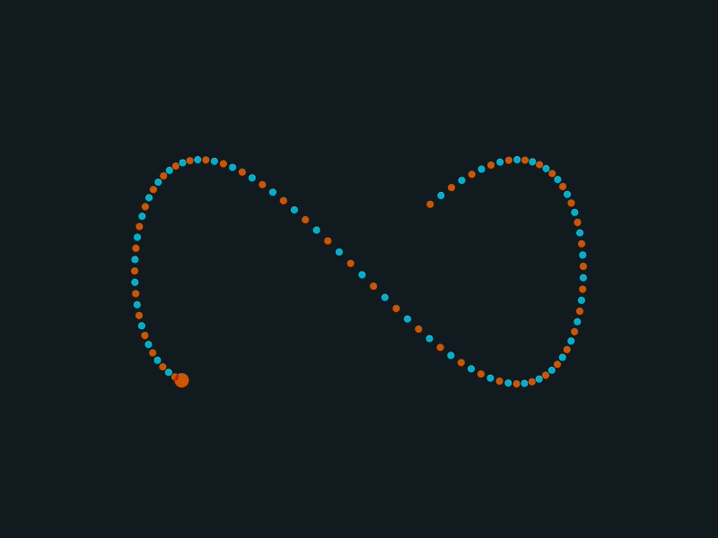 Animation experiment #9 animation canvas circles gif javascript motion