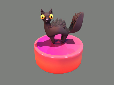 Happy Halloween 3d 3d modeling cat maya silly