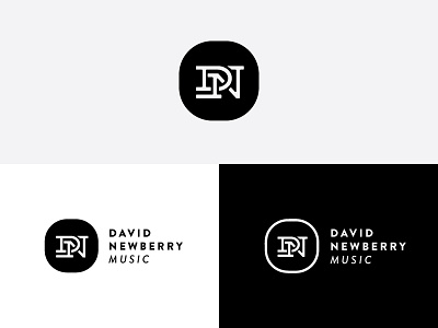 DN Monogram identity logo monogram musician simple