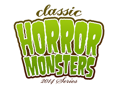 Classic Horror Monsters - 2014 Series design green halloween horror logo monster