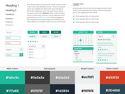 Greenet UI calendar form learning links moodle stars