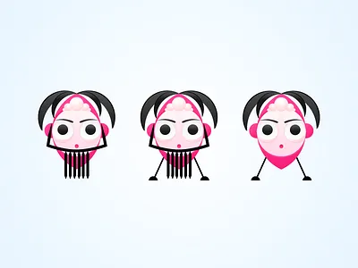 Beijing Opera Faces in Modern face illustration illustrator opera
