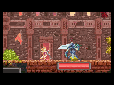 Hack n' Slash animation combo queen development game game dev gif illustration pixel pixel art