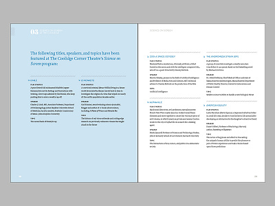 Science on Screen book print spread