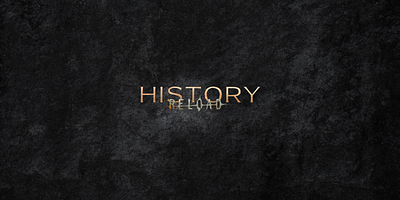 History reload design font lettering letters logo title treatment tvseries type typeface typography