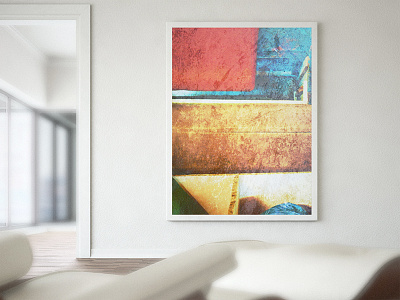 Painting scene c4d cinema 4d interior jan Šafařík painting photoshop vitra vray wall paint