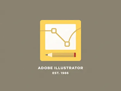 Adobe Illustrator - Flat Logo Concept adobe concept flat design icon illustration illustrator logo vector