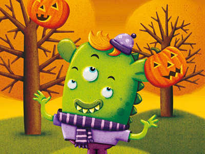 Halloween 2014 autumn halloween monster pumpkins