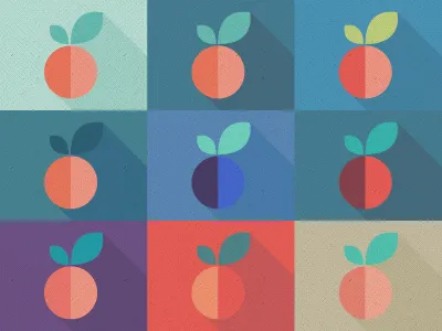 Fruits 2d branding design flat flatdesign fruits illustration logo pattern ui userinterface