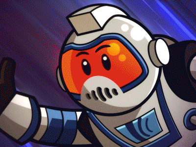 Commander AJ animation mascot motion graphics signalnoise