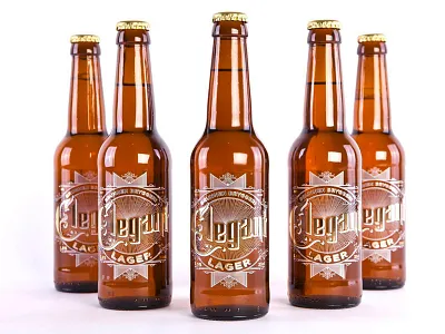 Brunnen beer typography