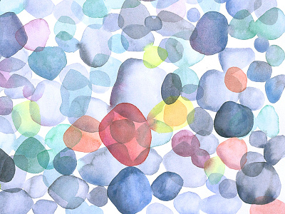 pebbbles abstract art blend commission layers painting pebbles rocks stones transparent watercolor