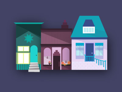 Lil Icelandic homes facts flat house iceland illustration infographic map popculture reykjavik stats uiux webdesign