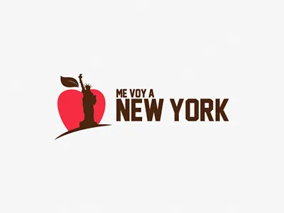 New York big apple branding logo logotipe logotipo love new york
