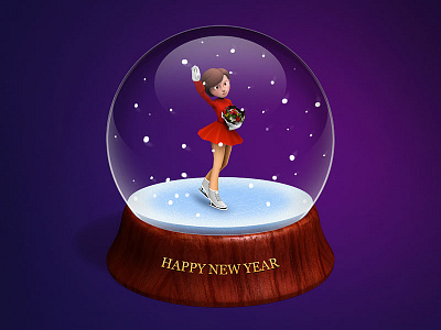 Snow Globe Construction Kit gift kit new year psd santa snow dome snow globe xmax