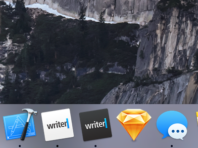 iA Writer Yosemite Icons ia writer icon yosemite