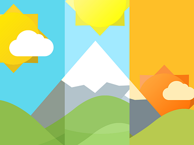 Morning, Afternoon and Evening