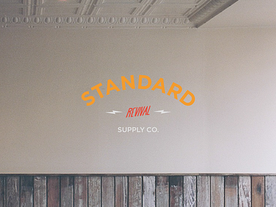 Standard Revival Logo branding logo