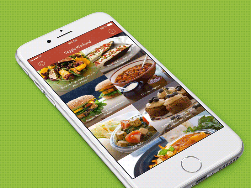 Recipe UI recipe ui vegetarian