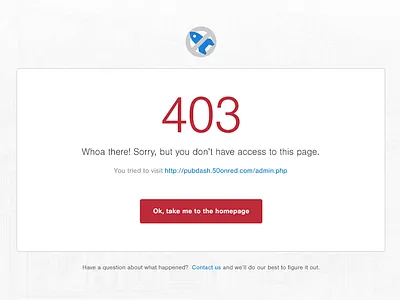 403 403 error ui