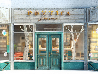 Shopfront Cristmas 3d christmas ny