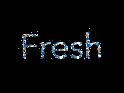 Fresh circles fresh typography