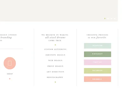 first peek into the new site blog pinegate road portfolio shop web design