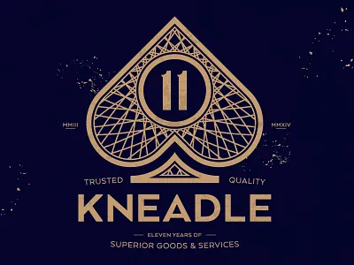 Blackjack ace blackjack branding identity illustration kn11 logo spade type