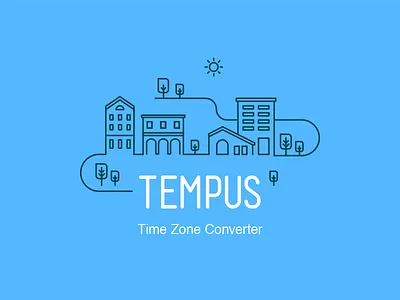 Tempus blue city converter day night splash screen sun time town