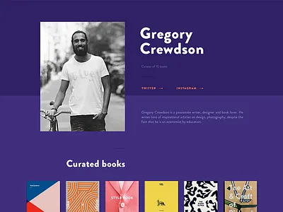 Books subscription preview books colorful preview profile page sneak peek subscription teaser web website